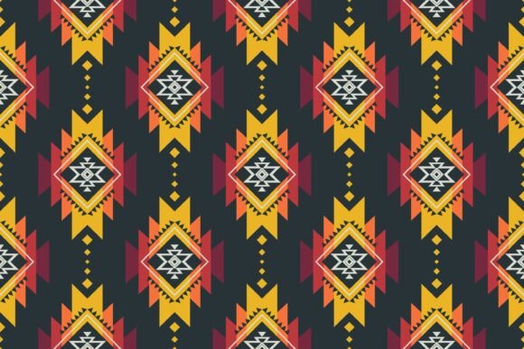 Colorful Navajo Seamless Pattern Review