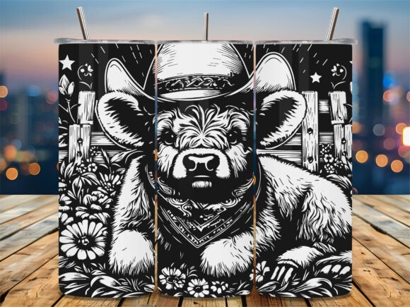 Cowboy Highland Cow Embroidery Design Review