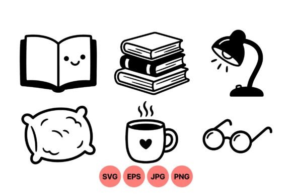 Cozy Reading Time Icon Set Review