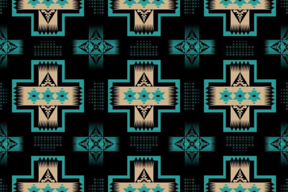 Dark Blue Native Southwest Pattern Review