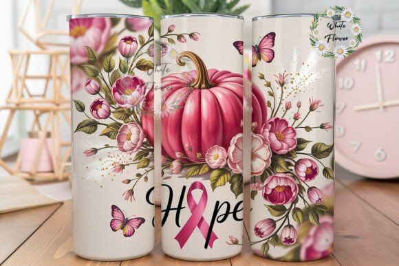 Pink Pumpkin Hope Floral 20oz Wrap Embroidery Review