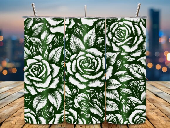 Seamless Rose Flower Review for Embroidery Projects