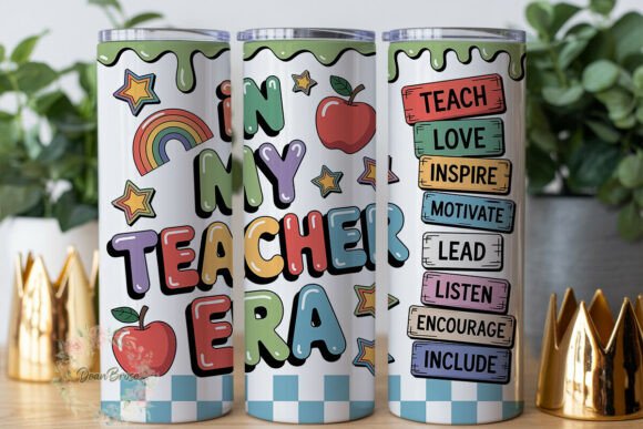Teacher Era Affirmation 20oz Design Review