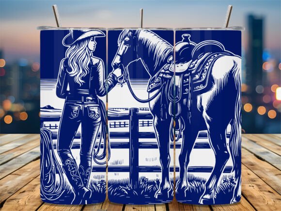 Western Horse Girl Scene Embroidery Review